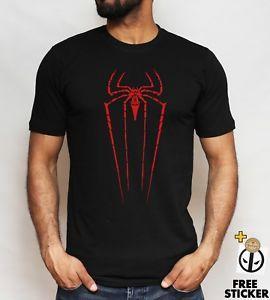 Cool Spider Logo - Spider Logo T Shirt Cool super hero Gift Present Top Man S M L XL