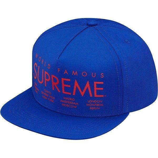 International Supreme Box Logo - SUPREME International 5 camp Panel Royal box logo camp 5 cap tnf ...