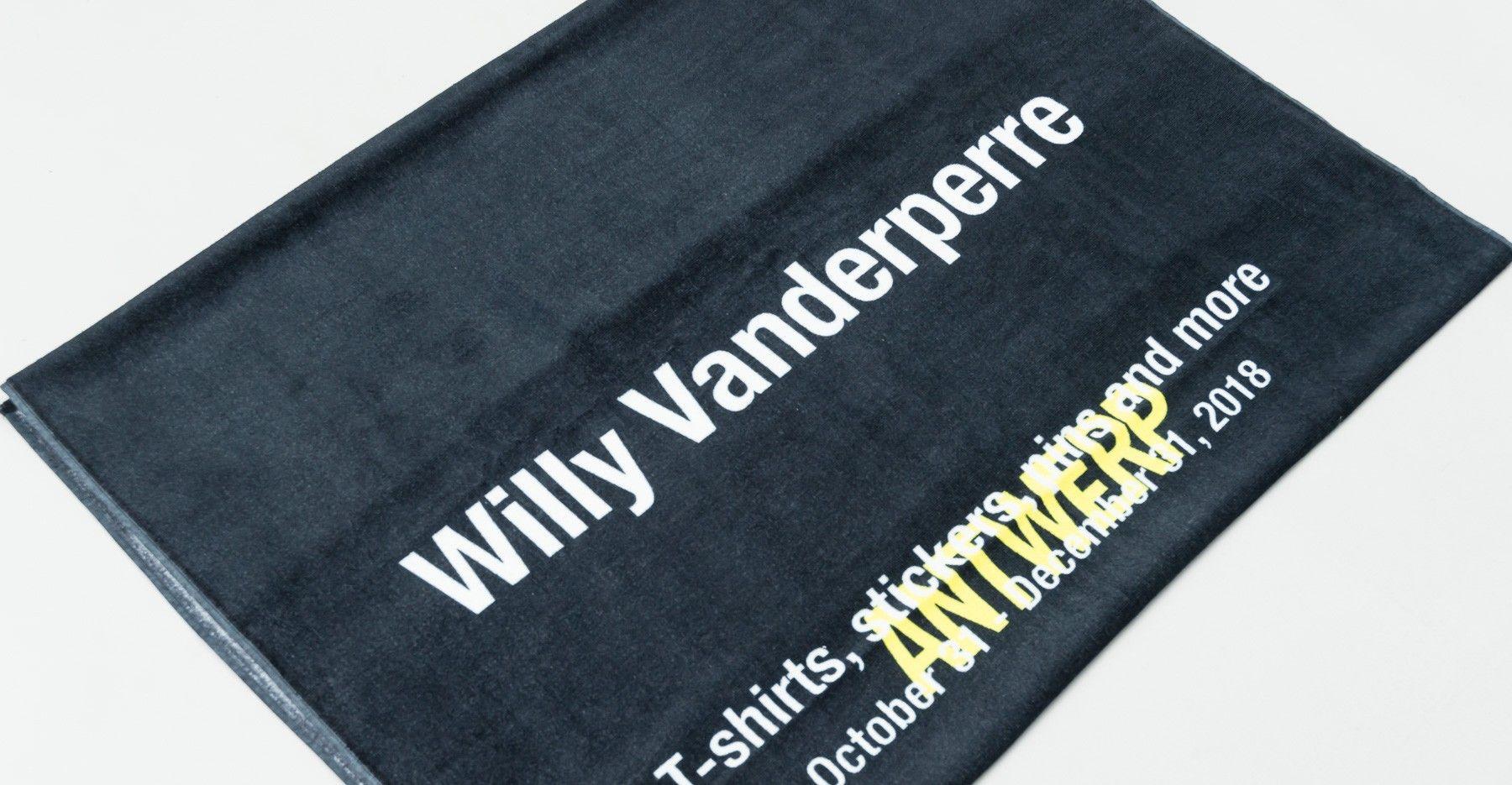 RR Box Logo - VIER ANTWERP Willy Vanderperre Box Logo Beach Towel
