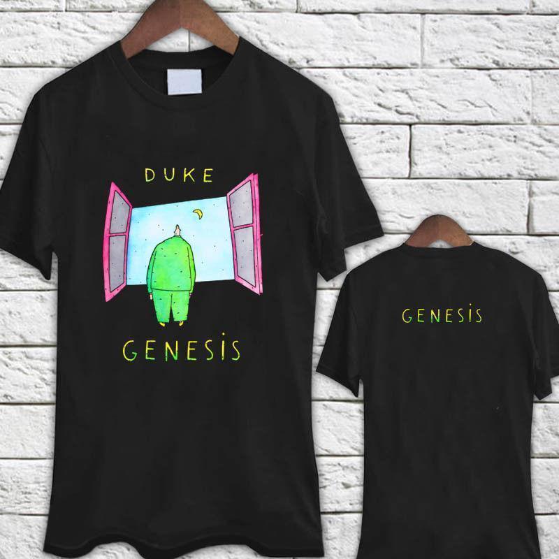 Genesis Band Logo - Genesis Rock Band Duke Album Cover Logo Black TShirt Tee Shirt 2018 ...