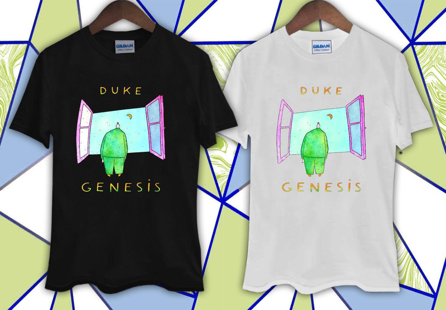 Genesis Band Logo - New Genesis Band Duke Album Rock Band Logo Men'S White T Shirt Size