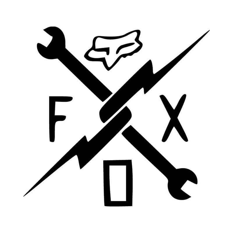 Fox Motocross Logo - Fox Racing Quartz Logo Vinyl Decal Sticker