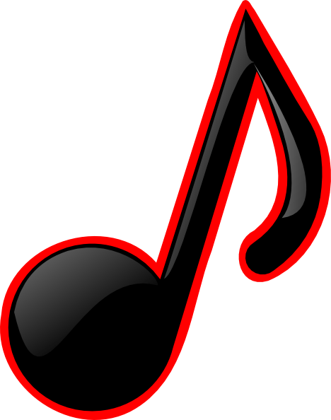 Black and Red C Logo - Black/red Music Note Clip Art at Clker.com - vector clip art online ...