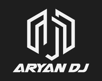 Cool Abstract Backgrounds DJ Logo - Aryan DJ Logo design - This logo design is of letters a, d and j in ...
