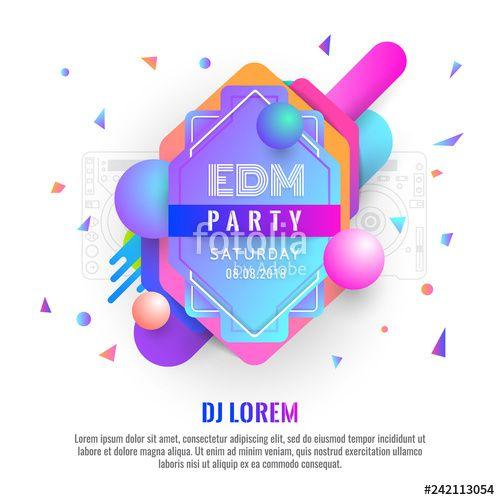 Cool Abstract Backgrounds DJ Logo - Abstract background electronic dj music party modern design poster ...