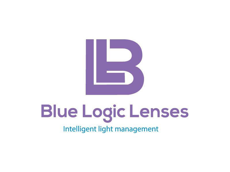 Blue Electronic Logo - Bold, Modern, Electronic Logo Design for Blue Logic Lenses