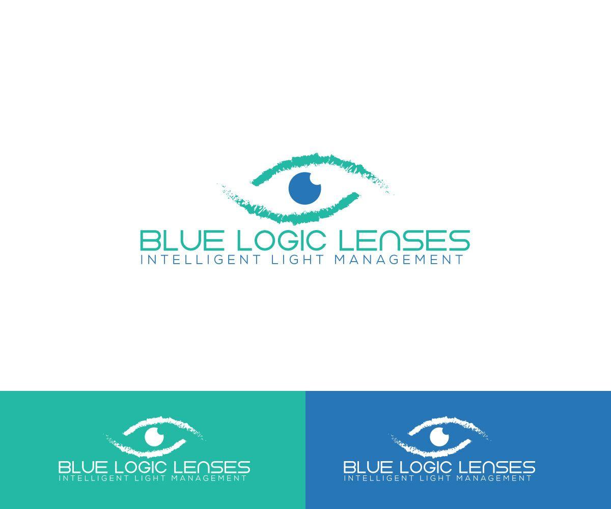 Blue Electronic Logo - Bold, Modern, Electronic Logo Design for Blue Logic Lenses ...