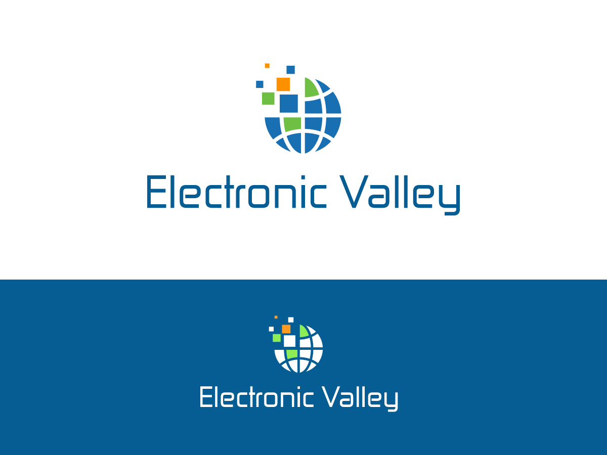 Blue Electronic Logo - Electronic Logo Design for Electronic Valley by briliana. Design
