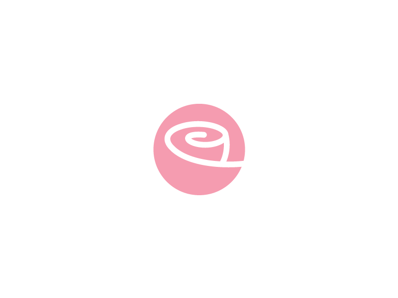 Flower Logo - Rose Sphere Flower Logo Template