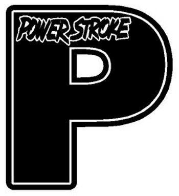 Big P Logo - Powerstroke 'Big P' Decal