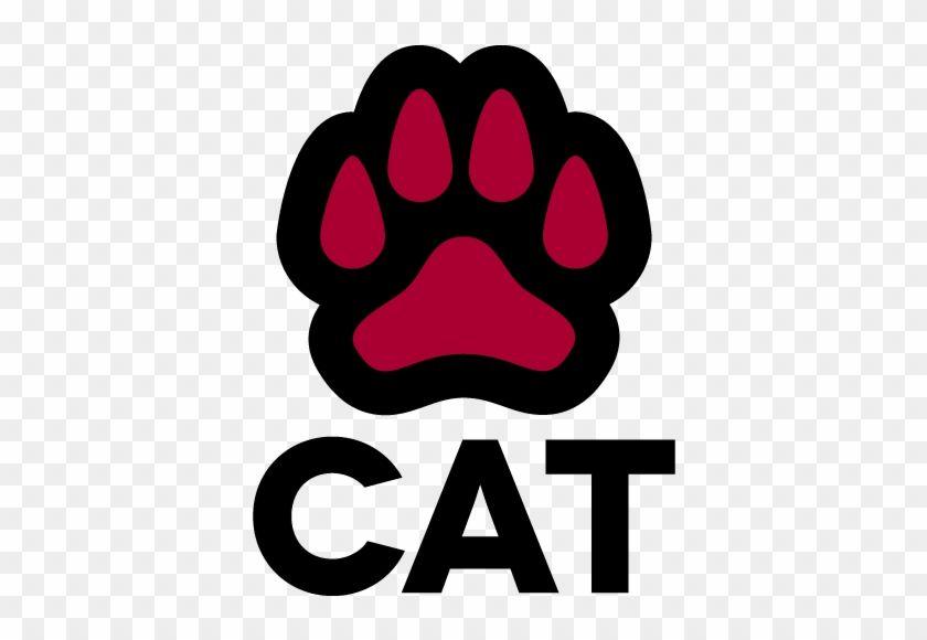 Red Cat Logo - Cat Logo - Wildcat Paw Transparent PNG Clipart Image