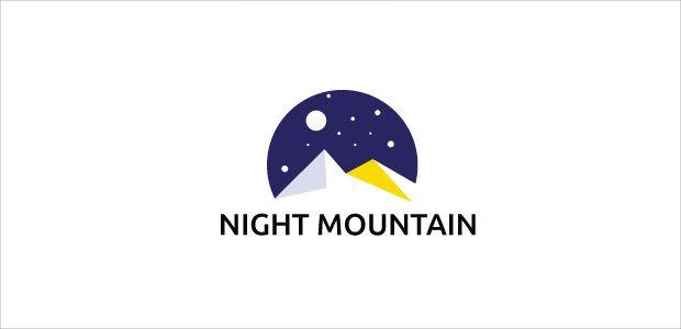 Moon Mountain Logo - 25+ Mountain Logo Designs, Ideas, Examples | Design Trends - Premium ...