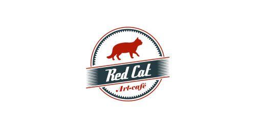 Red Cat Logo - 50 Fiery & Bold Examples of Red in Logo Design