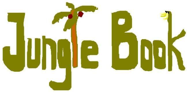 The Jungle Book Title Logo - Jungle Book Unit Study