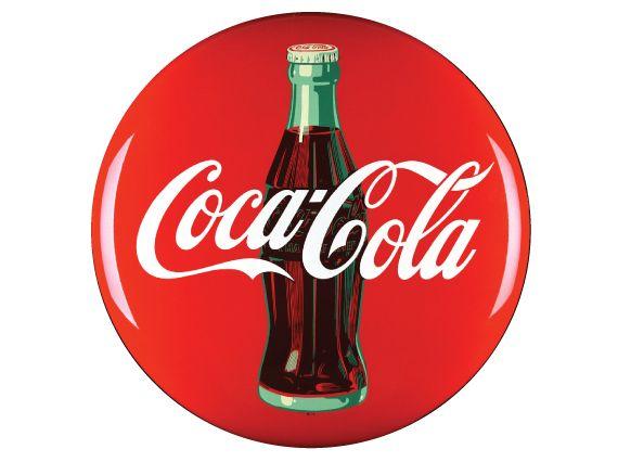 Red Circular Logo - The History of the Coca Cola Logo | Fine Print Art