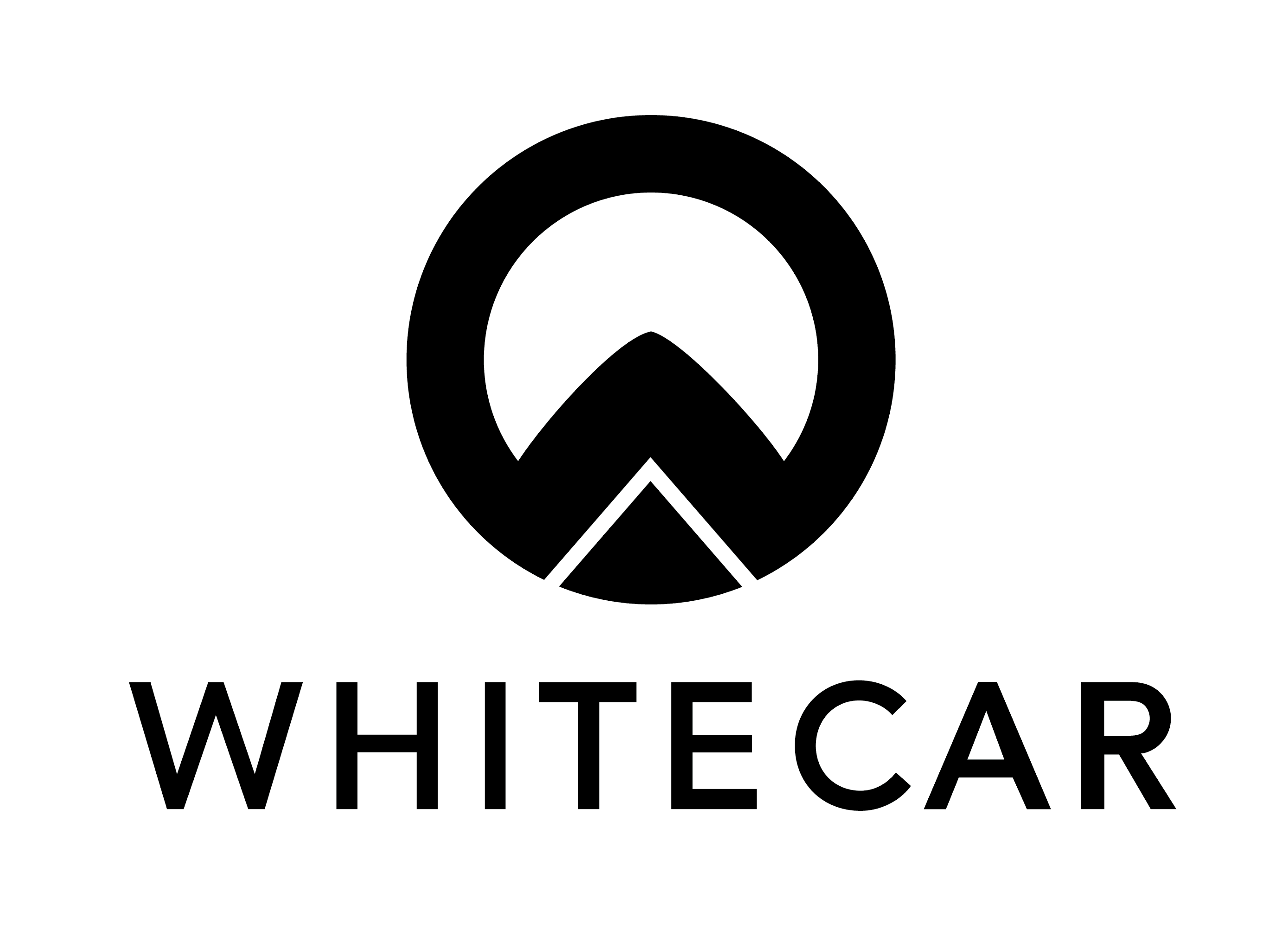 White Car Logo - Whitecar. Car Hire Beyond Expectation. Tesla Rental. UK & Norway