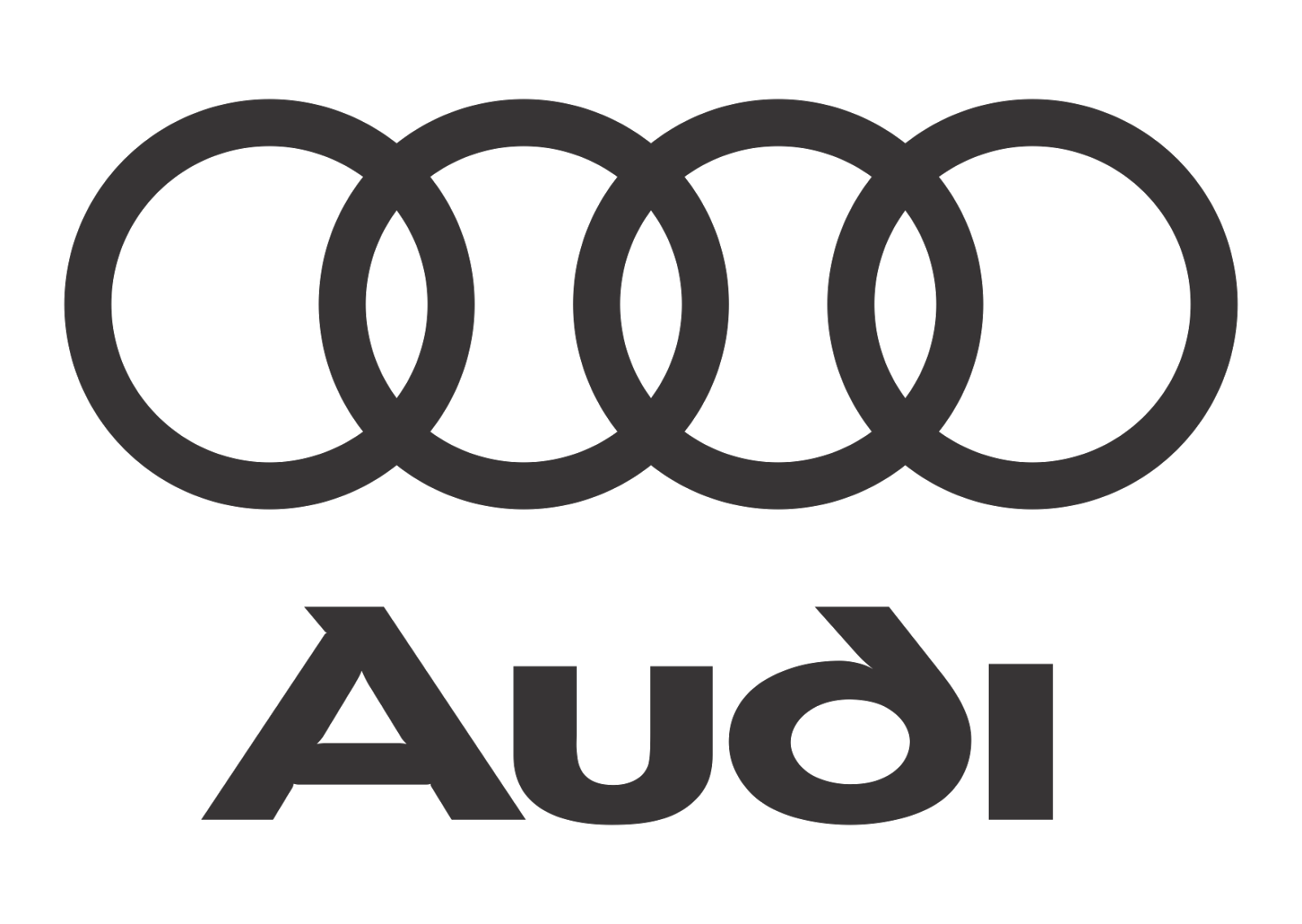 White Car Logo - Audi Logo Vector (Black White). Vector logo download. Cars, Logos