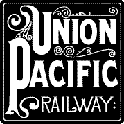 Old Railroad Logo - UP: 1868 1886 Decorative Victorian Logos