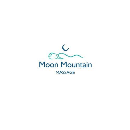Moon Mountain Logo - Moon Mountain Massage kneads a logo for my massage therapy and yoga