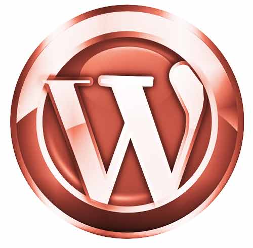 Red Website Logo - WordPress Logo Red