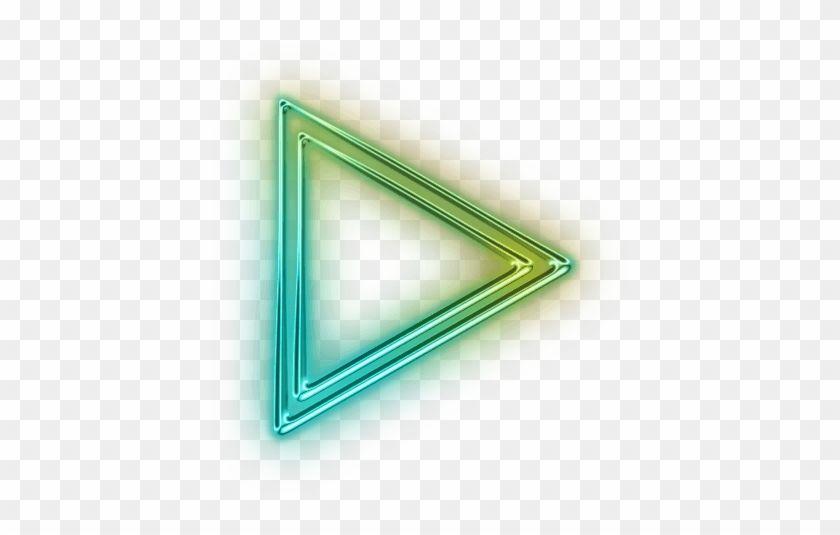 Neon Green Triangle Logo - Green Triangle Clipart No Background Png - Triangulo Neon Png - Free ...
