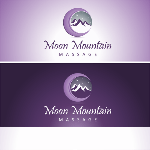 Moon Mountain Logo - Moon Mountain Massage Mountain Massage kneads a logo for my