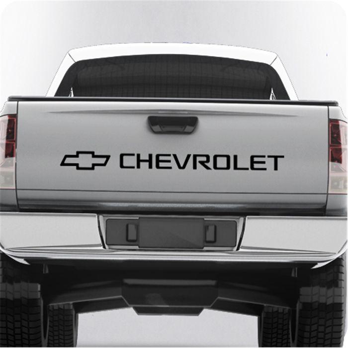 Chevrolet Truck Logo - Chevrolet Logo tailgate decal graphic 045