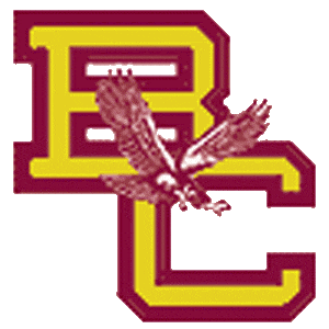 Yellow with Red Outline Logo - Boston College Eagles Primary Logo - NCAA Division I (a-c) (NCAA a-c ...