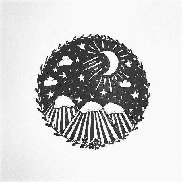 Moon Mountain Logo - Mhairi-Stella on Twitter: 