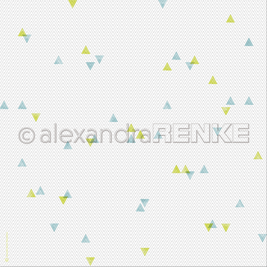 Neon Green Triangle Logo - Designpaper Glossy 'neon green triangles' - Alexandra Renke Erlebniswelt