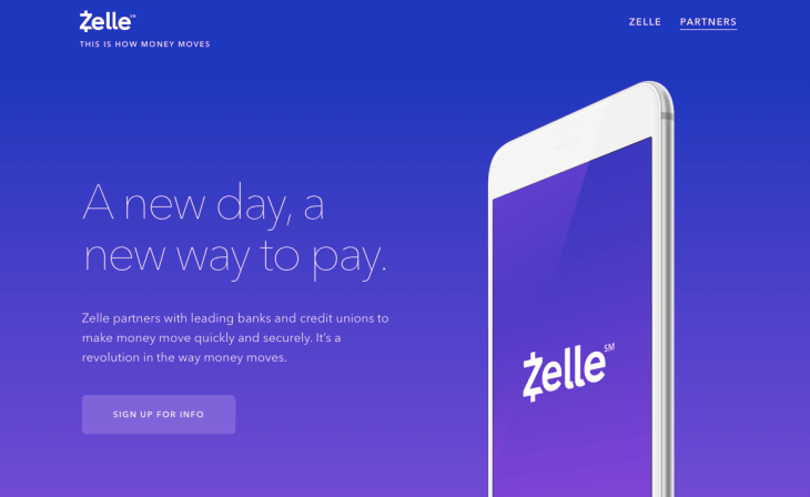 Zelle P2P Logo - Zelle p2p payments push to compete with Venmo now has 19 US FI ...