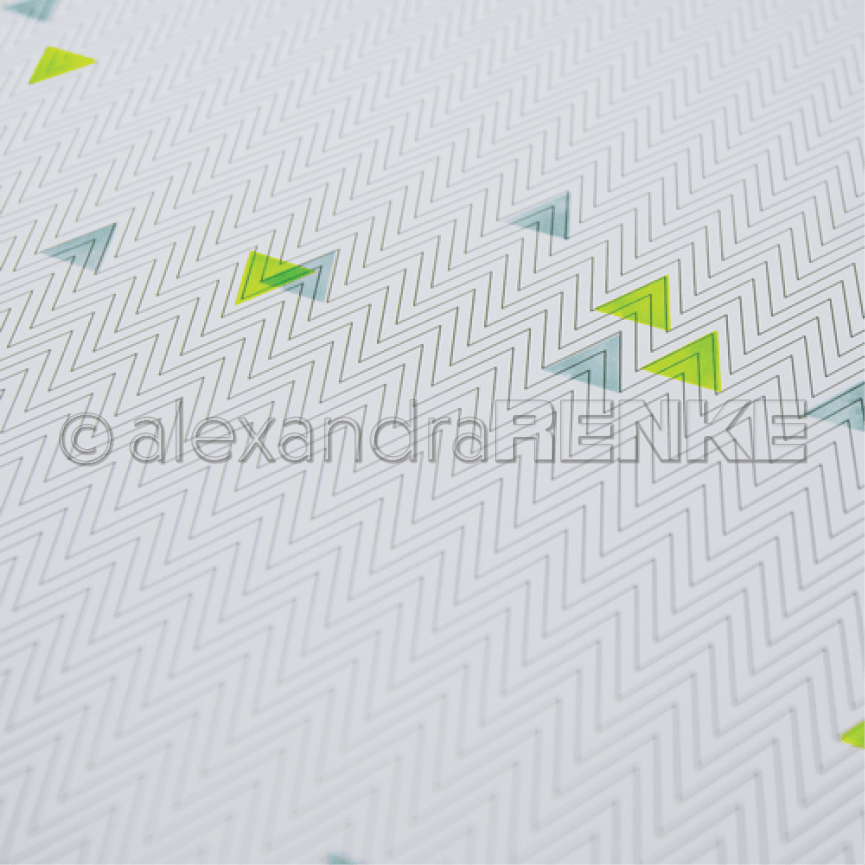 Neon Green Triangle Logo - Designpaper Glossy 'neon green triangles' - Alexandra Renke Erlebniswelt