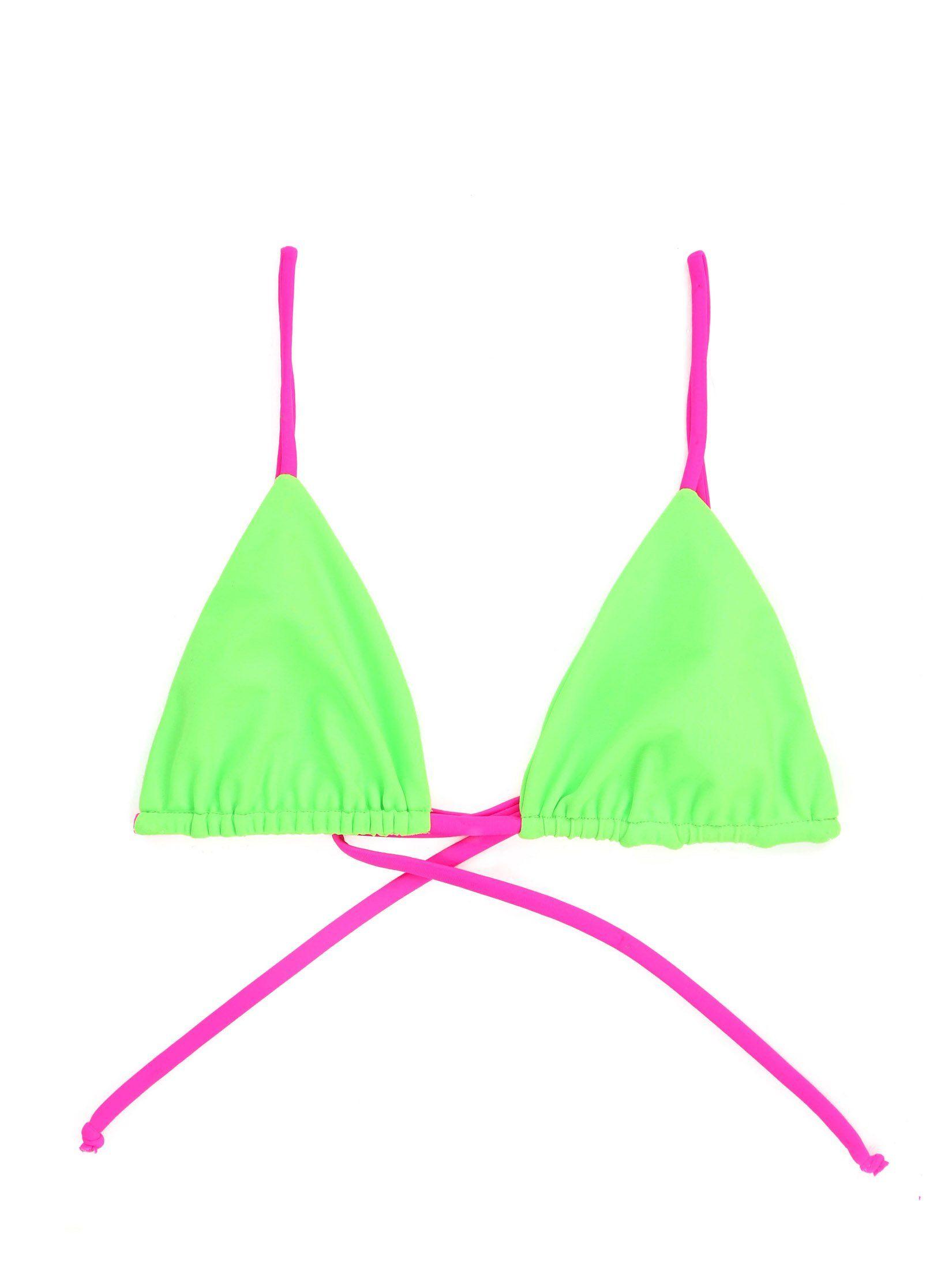 Neon Green Triangle Logo - Triangle Top (Neon Green/Neon Pink) – SAME LOS ANGELES