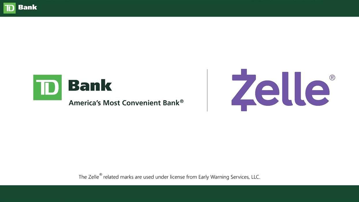 Zelle Bank of America Logo - Send Money Online | TD Bank Mobile Payments