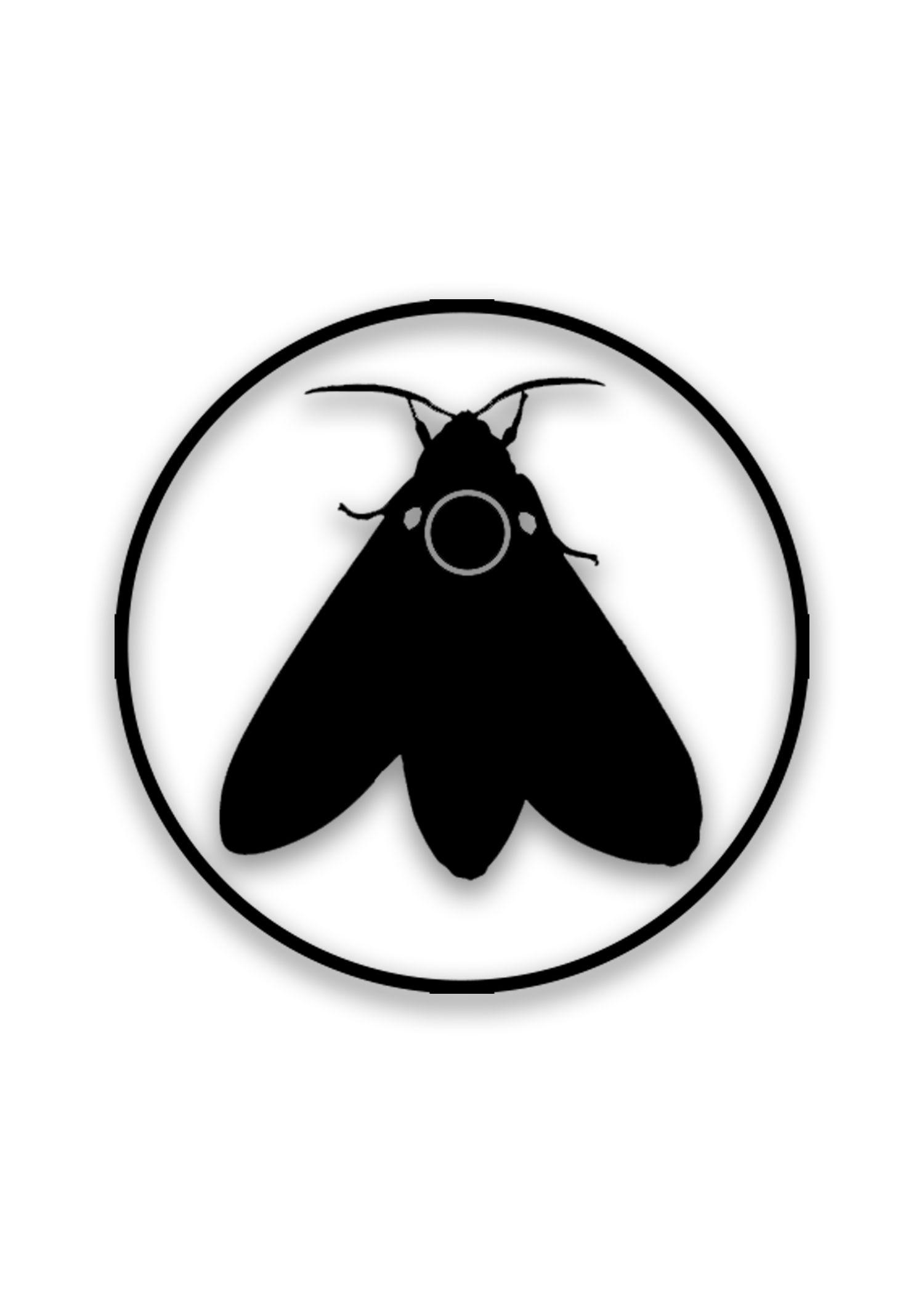 Moth Logo - The Moth Logo Vinyl Sticker