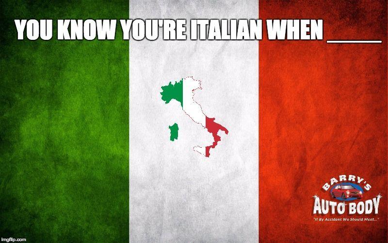 Blank Automotive Shop Logo - You know you're #Italian when___. Fill in the blank with a comment