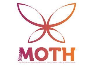 Moth Logo - Digital Design Moth Logo Manual by Rasmus Rosander Thomsen