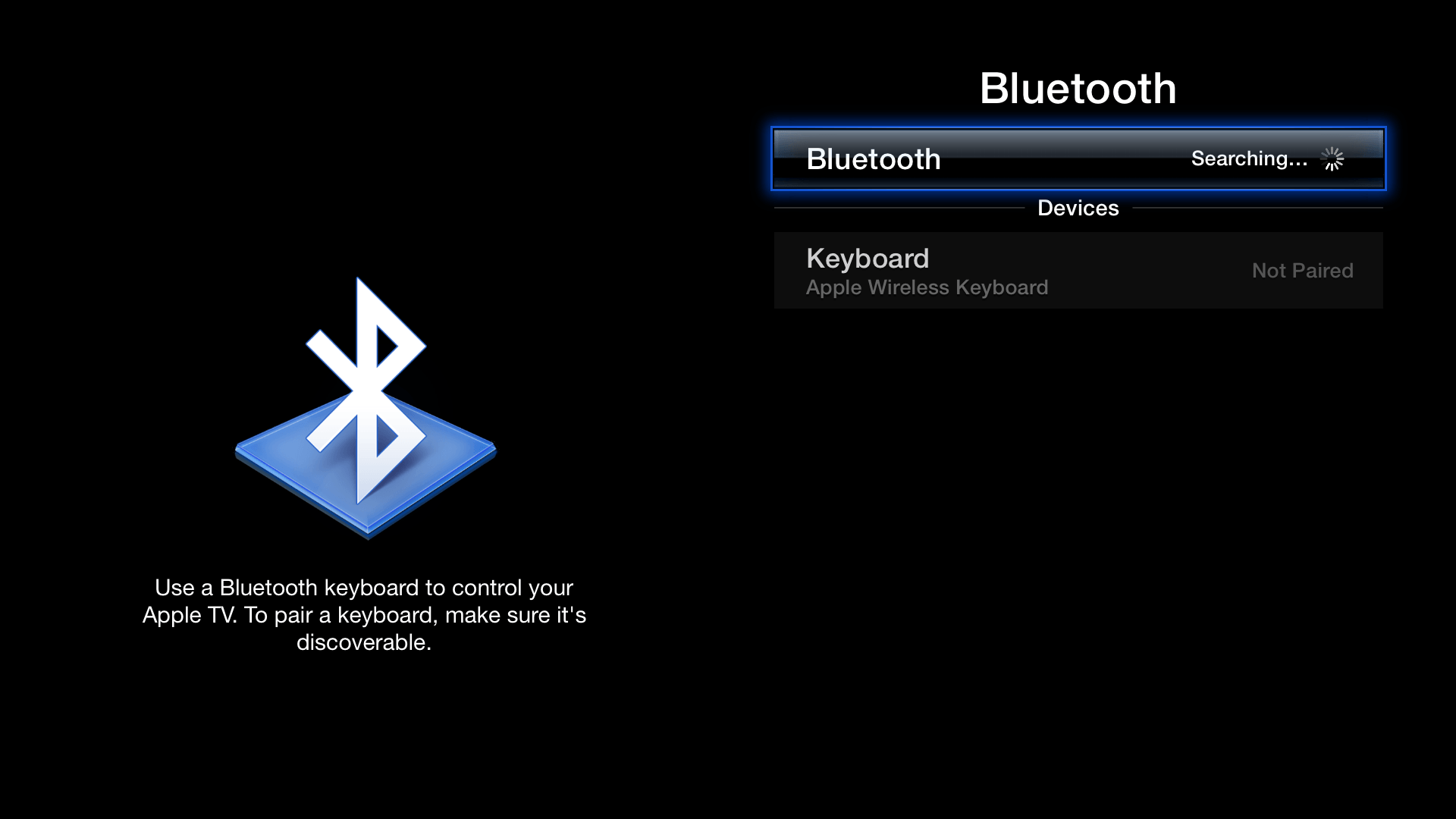 Use of Bluetooth Logo - How to use a Bluetooth keyboard with the Apple TV