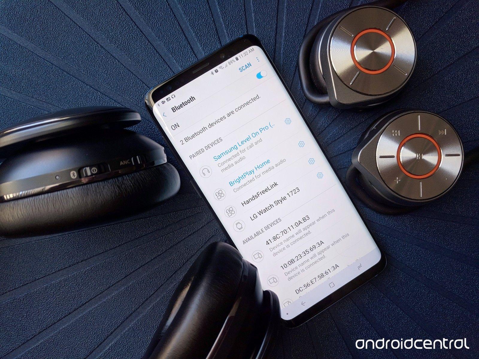 Use of Bluetooth Logo - How to use a Samsung Galaxy S9 with two Bluetooth devices at a time ...