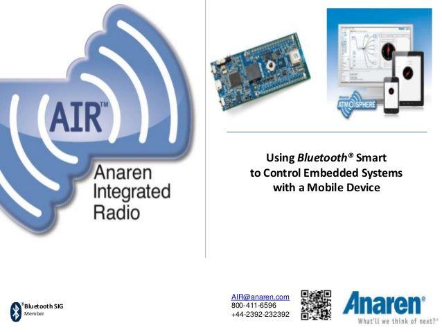 Use of Bluetooth Logo - How to use Bluetooth® Smart to control your embedded device with a mo…