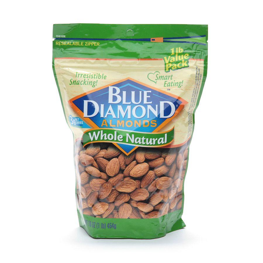 Blue Diamond Nuts Logo - Blue Diamond Almonds Whole Natural