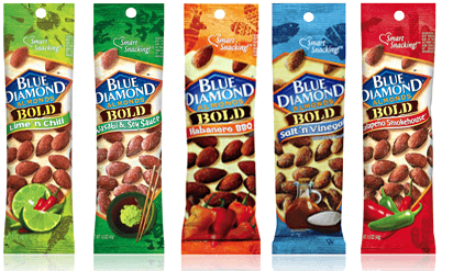 Blue Diamond Nuts Logo - Lessons in Sustainable Retail Packaging from Blue Diamond Almonds