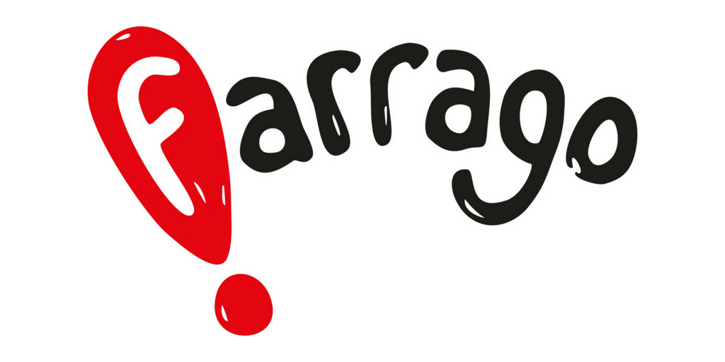 Red Website Logo - Farrago website logo - Prelude Books