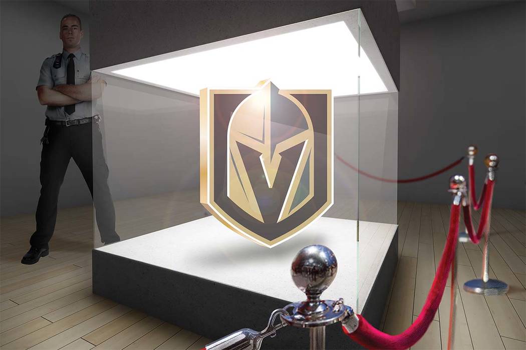 Las Vegas Knights Logo - From websites to handguns, Golden Knights protecting team logos