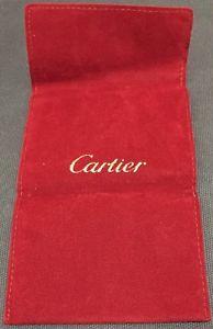 Cartier Red Logo - Red Cartier Presentation Jewelry Pouch Logo In Middle