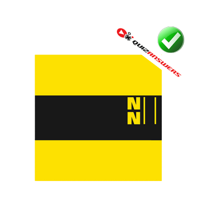 Black Yellow Rectangle Logo - Black yellow Logos