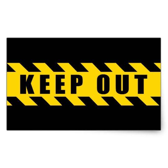 Black Yellow Rectangle Logo - Keep Out Police Hazard Tape Black Yellow Stripes Rectangular Sticker ...
