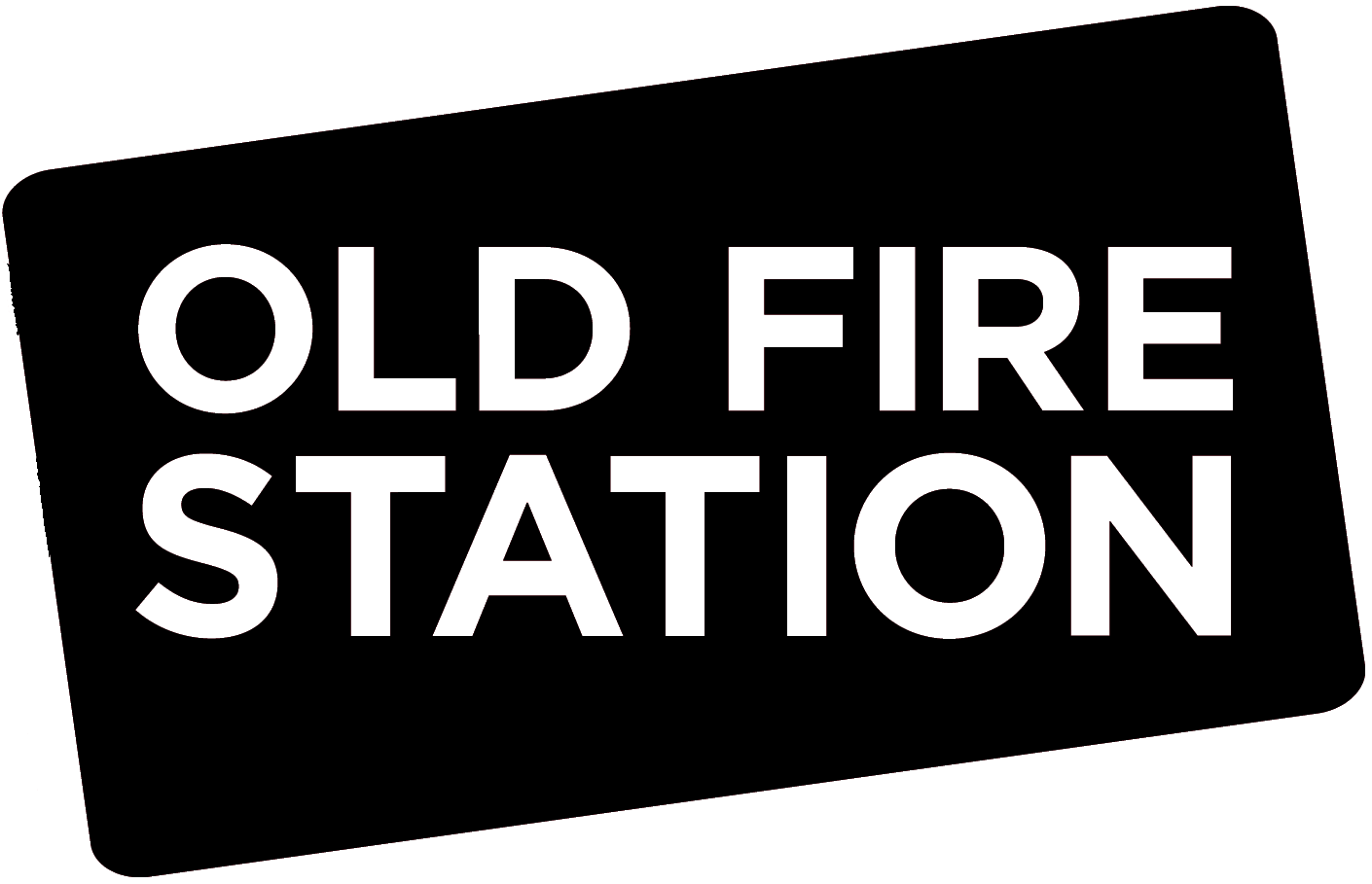 Black Yellow Rectangle Logo - OLD FIRE STATION LOGO BLACK | Yellow Earth Theatre