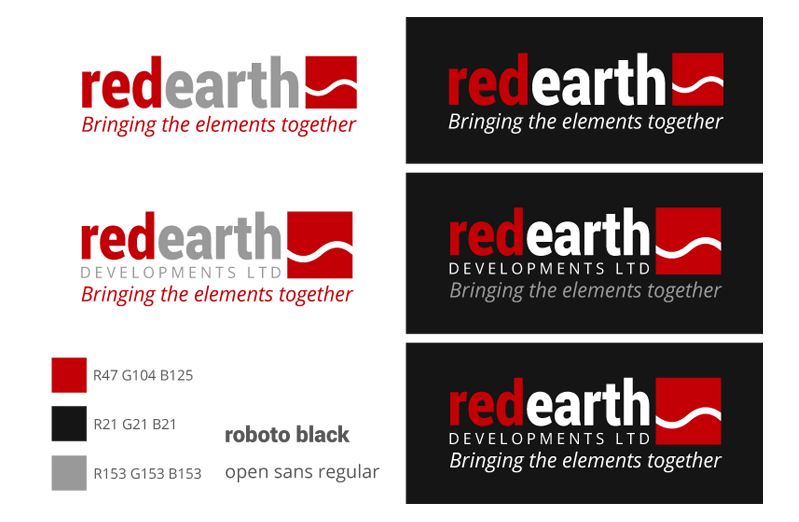 Red Website Logo - Red Earth Logo Sheet.png. Website Development Ltd
