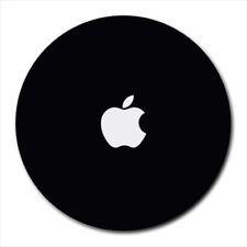 Round Apple Logo - Apple Mousepad Silver Grill Logo Mac Machintosh Mouse Pad Mat Design ...